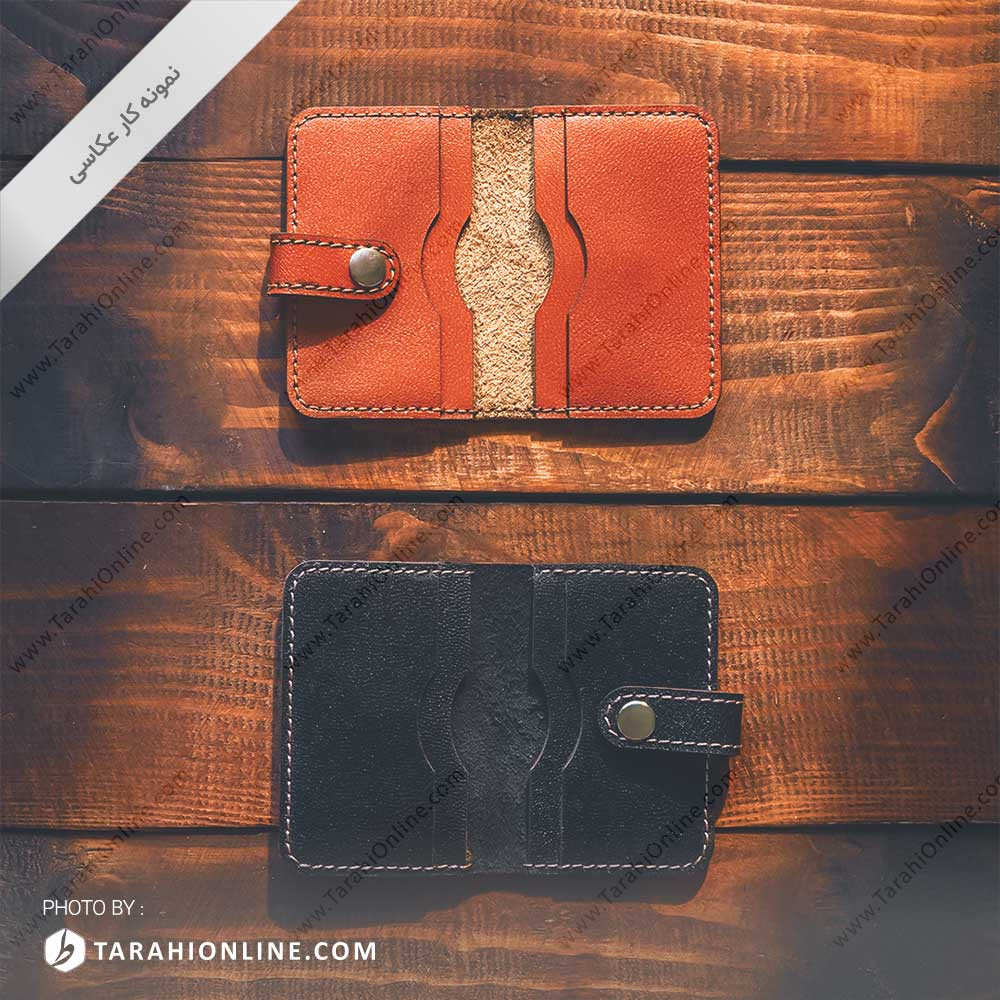 Photography of a leather card holder 1